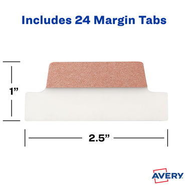 Avery Margin Ultra Tabs, 2.5
